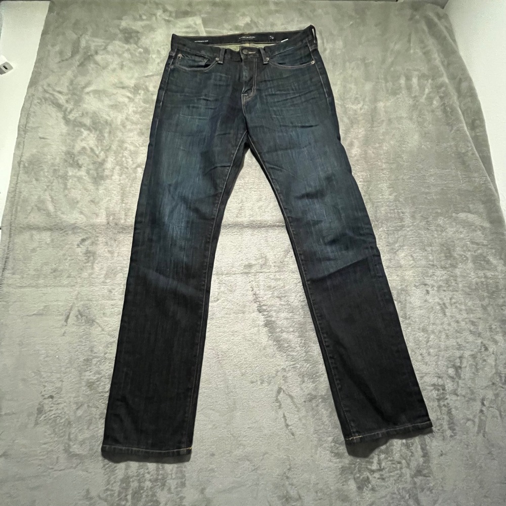 Lucky Brand Jeans Men 31/32 Dark Wash 410 Athletic Slim Candiani Denim 7M12166